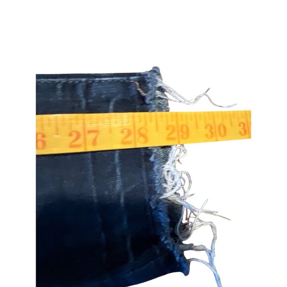 William Rast Junior Sculpted High Rise Skinny Jeans Size 28 Dark Wash Frayed Hem - Picture 7 of 9